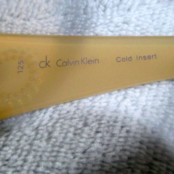 NWOT Calvin Klein Rare Gold Frame Sunglasses ~ CK ๐ - Picture 7 of 16